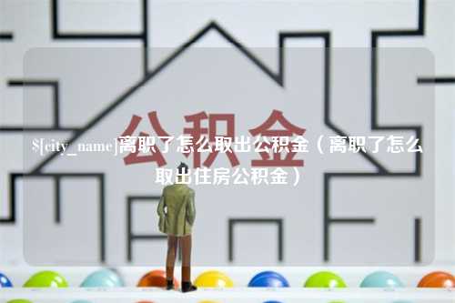 南城离职了怎么取出公积金（离职了怎么取出住房公积金）